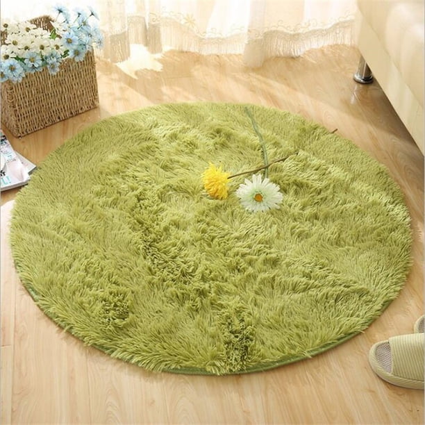 Alfombra de área redonda Miracle Sweet, alfombras para sala de estar, decoración suave para el hogar, dormitorio, habitación de niños, decoración de felpa, alfombra de pelo grueso para salón Tan Jianjun unisex