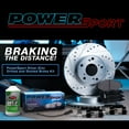 thumbnail image 3 of Power Sport Front Rear Brakes and Rotors Kit |Front Rear Brake Pads| Brake Rotors and Pads|Ceramic Brake Pads and Rotors|Hardware Kit and Sensor Wire BLCC.11002.52, 3 of 6