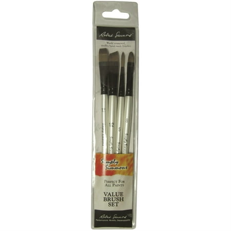 UPC: 0038372019092 | Daler-Rowney SS255400001 Work Horse Brush – Set of 4