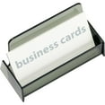 thumbnail image 7 of Officemate Business Card Holder, Holds Up to 50 Cards, Smoke (97833), 7 of 7