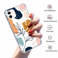thumbnail image 2 of Floral Drawing Case for iPhone 11 ,Aesthetic Art Design Pattern TPU Shock Proof Cover Case, 2 of 5