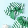 thumbnail image 6 of TOWED22 Infant Baby Girl One-Piece Swimsuit Long Sleeve Rash Guard for UPF 50+ Sun Protection Bathing Suit Green,2-3 Y, 6 of 6