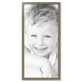 thumbnail image 2 of ArtToFrames 23" x 49" Aged White Gold Picture Frame, 23x49 inch Silver Wood Poster Frame (WOM-2036),  Pack, 2 of 7