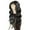 A, variant on Wig with Bangs, Wigs for Women, Wig Women's Wavy Long Curly Hair With Wavy Medium Parted Wavy Full Head Long Curly Hair
