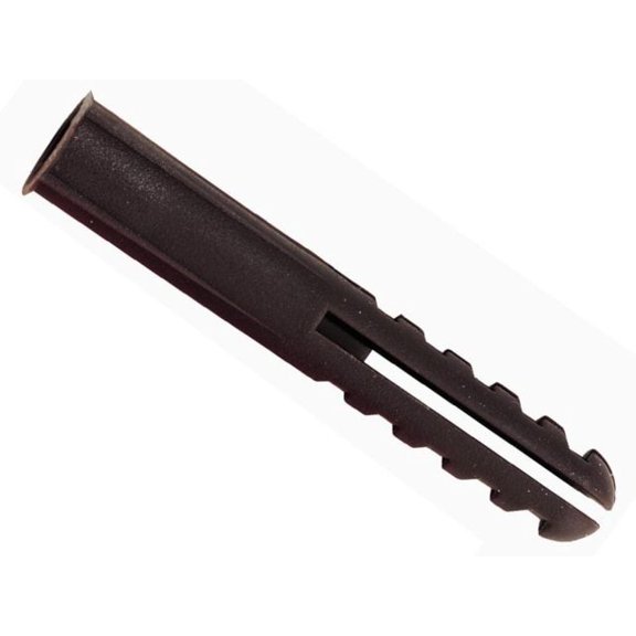 Rawlplug - Brown Plastic Plugs Screw Size No.10-14 (10 x (Card 100)