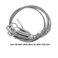 thumbnail image 2 of OUNONA 4 Pcs Wire Hanging Rope Hanging Picture Accessories 100.00X1.90X0.90CM Silver, 2 of 8