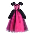 thumbnail image 6 of NinXxx Long Sleeve Party Dress Halloween Gown Performance Outfit Pink 3-4 Years, 6 of 7