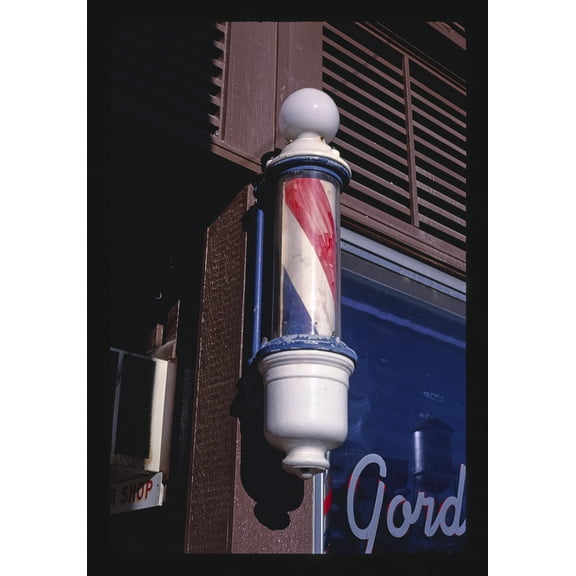 Barber pole Canvas Wall Art (20" x 30")