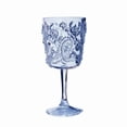 thumbnail image 2 of Acrylic Paisley Wine Glass - Pink 13 oz. Set of 4 Pink 13 oz., 2 of 2