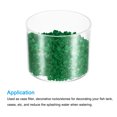 thumbnail image 4 of Uxcell 320g/0.7Lbs Irregular Decorative Glass Gravel Rock Sand Stone Green, 4 of 5