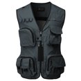 thumbnail image 2 of H2H Mens Active Fishing Vests Quick Dry Breathable Multi Pocket Mesh Jackets Photography Hiking Vest (CMOV061), 2 of 6