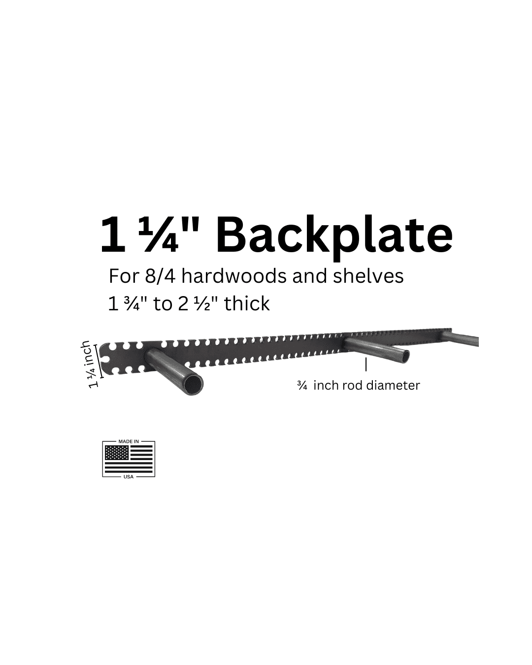 Sheppard Brackets 1 1/4" Floating Shelf Bracket
