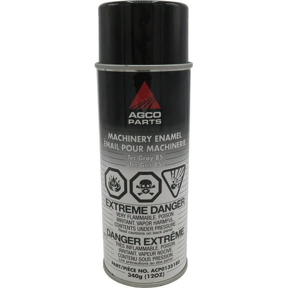 Agco Paint Machinery Enamel Protects Against Rust Aerosol Spray Can (Tec Gray 85)