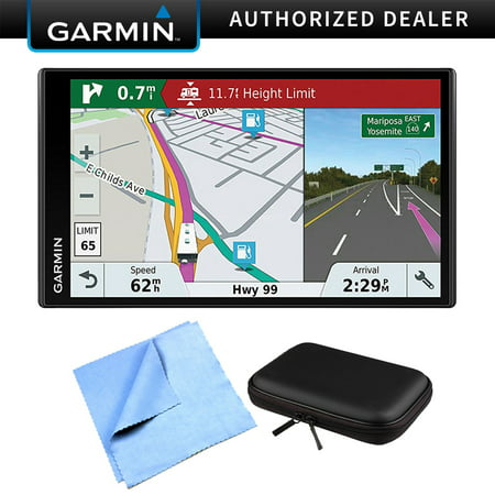 Garmin RV 770 NA LMT-S RV GPS Navigator for Camping Enthusiast w/ Hardshell Case Bundle includes PocketPro XL Hardshell Case and Cleaning