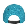 thumbnail image 6 of Fotbe Blue Glitter Classic Baseball Cap, Adjustable Snapback Hats, Outdoor Baseball Hat for Men and Women Cotton Soft, 6 of 9