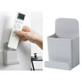 thumbnail image 3 of DOMELAY 2xRemote Control Holder Wall Mount Phone Organizer Storage Box for Key Pen S, 3 of 9
