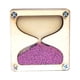thumbnail image 1 of Accesorio de reloj de arena de madera para tablero de actividades, material práctico para enseñar habilidades para viajes Rosa oscuro, 1 of 7