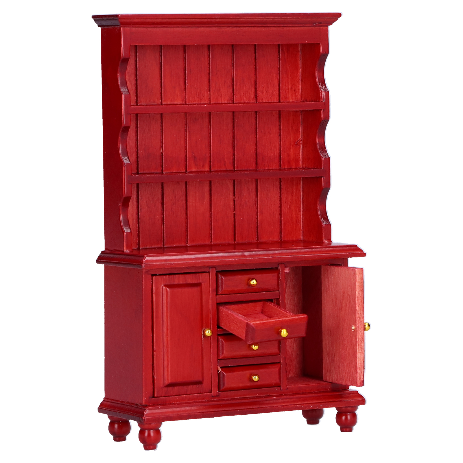 Maison De Poupée Miniature 1:12 Étagère Bois 16,5 Cm - Meuble Présentoir MYSCALEDOLL Présentoir Maison Poupée