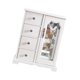 thumbnail image 5 of Joyero de madera, caja de almacenamiento de baratijas, regalo decorativo para mujeres y niñas. Blanco, 5 of 9