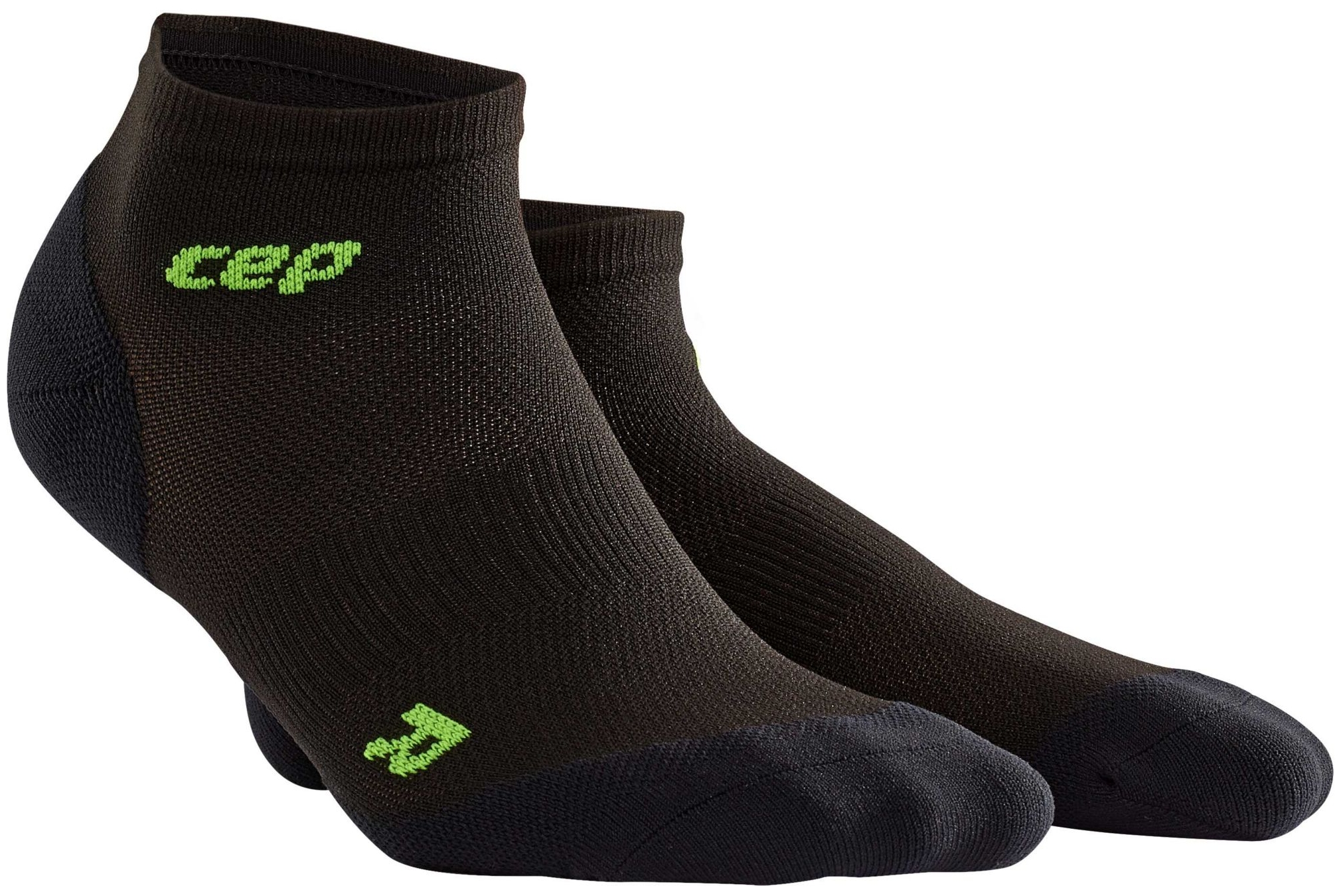 CEP Women's Dynamic+ Run Ultra Light Low Cut Compression Socks (Black
