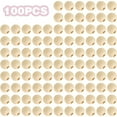 thumbnail image 2 of 100pcs 12mm Wooden Beads Natural Unfinished Wood Spacer Beads Large Hole Round Loose Beads for Bracelet Pendants Crafts DIY Garland Jewelry Making, Hole: 5 mm, 2 of 7