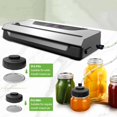 thumbnail image 3 of Vacuum Sealer for Food,10-in-1 Food Fresh Saver Vacuum Sealer Machine V30 with Mason Jar Kit,Built-in Cutter,Digital Timer,Dry&Moist Modes,Include Bags&Hoses,Gift for Mom Wife Grandparents Chef, 3 of 5