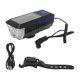 thumbnail image 1 of Bike Light Set USB Rechargeable Super Bright Front Headlight with Horn for Night RidingBlue, 1 of 5