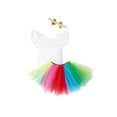 thumbnail image 2 of Honganda Girl?s 3Pcs Clothes Set, Short Sleeve Tops with Skirt and Headband, 2 of 8