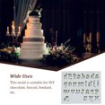 thumbnail image 3 of Silicone DIY Mold Interesting Home Bakery Alphabet Number Baking Tools Cakes Making Mould Cake Decorating Tool Kitchen Gadget Small letters, 3 of 7