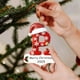 thumbnail image 4 of xihome Juego de 26 adornos navideños acrlicos con el alfabeto para decorar el rbol de Navidad (DIY), 4 of 9