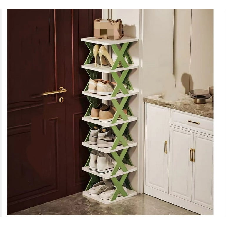 Metal Tower Shoe Rack Shelf Storage Organizer For Entryway, Hallway - Yahoo  Shopping