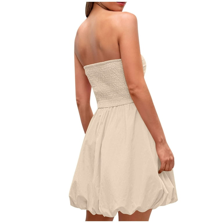 open lace back dress Chic Short Champagne Tulle Evening Dress Size 26W / Champagne