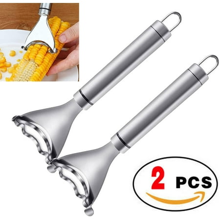 

2 pcs Corn Cob Peeler Thresher Tool Kitchen Cob Kerneler Cutter Stripper Remover