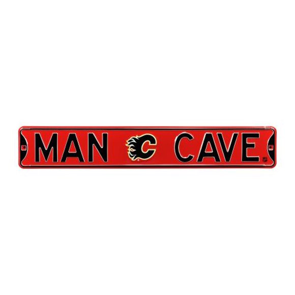 Calgary Flames Man Cave Street Sign