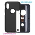 thumbnail image 2 of DistinctInk Custom SKIN / DECAL compatible with OtterBox Commuter for iPhone X / XS (5.8" Screen) - Audio Cassette Tape, 2 of 5