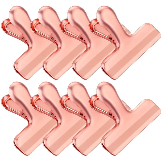 Juego de clips para virutas Vhermosa de acero inoxidable clips para bolsas de virutas
