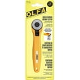 thumbnail image 2 of OLFA 28MM Rotary Cutter with 5 Blade Refill for Quilting, Sewing, and Crafts, 2 of 2