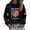 Black, variant on Hooded Sweatshirt for Women American Flag Jet Plane 250 Years Defending Liberty Letter Graphic Printed Long Sleeve Drawstring Pocket Waffle Knit Casual Winter Pullover Tops