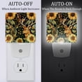 thumbnail image 2 of PhooArto Sunflower Deers Pattern Plug in LED Night Light Auto Sensor Dusk to Dawn Decorative Night for Bedroom, Bathroom, Kitchen, Hallway, Stairs, Baby's Room, Energy Saving, 2 of 7