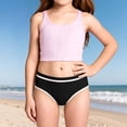 thumbnail image 2 of gdxvjhbj Girls Swim Bottom Underwear Tween Girl Bikini Swimsuit 2026 Summer Beach Vacation Swimwear 5T 6T 7T 8T 9T 10-14 Years (Black,13-14 Years), 2 of 4