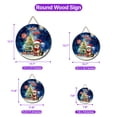 thumbnail image 5 of Merry Christmas and Happy New Year Santa Exotic Shorthair Holiday Xmas Winter 2025 Round Wood Sign Cat Lover Kitten Owner Gifts Hanging Wall Home Decor - 00024, 5 of 5