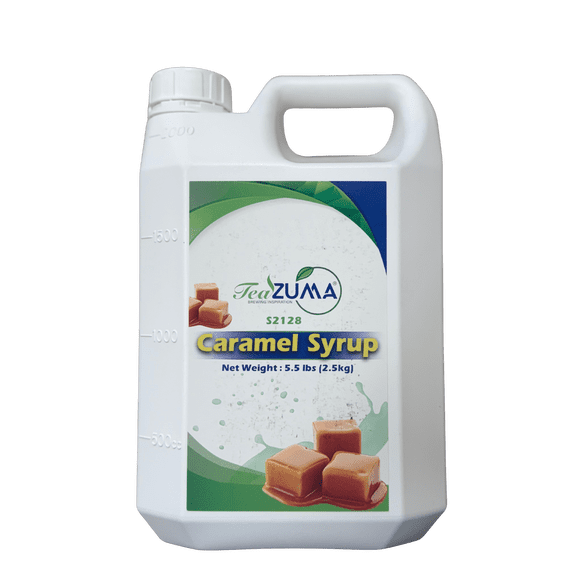 TEAZUMA CARAMEL SYRUP 5.6 LBS / bottle