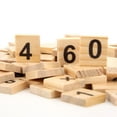thumbnail image 4 of Wood Number Chip,  Children Gift 0-9 Numbers Wood Number Tiles, 200Pcs For Home Number Tile Mixed, 4 of 8