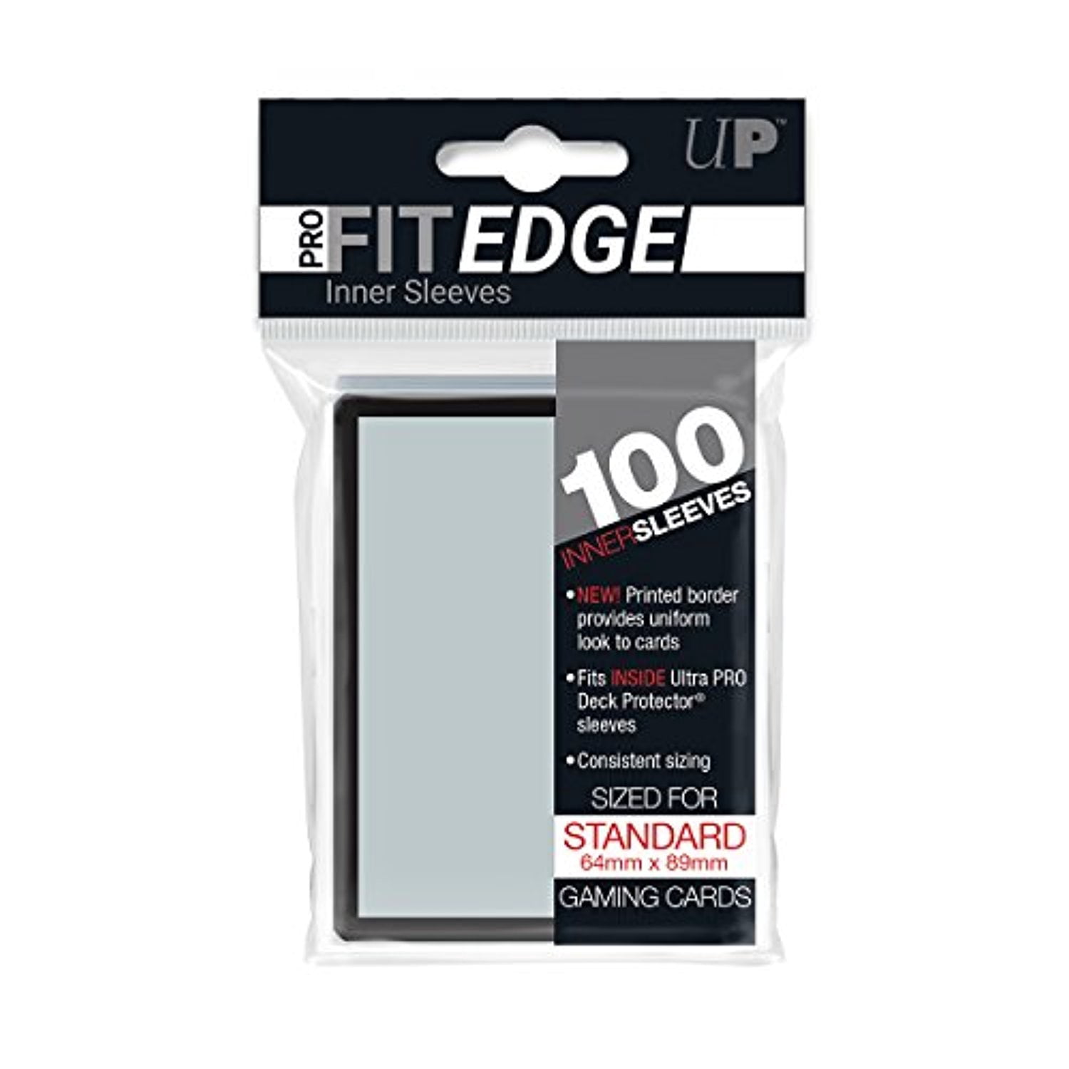 Ultra PRO: Standard 100ct Inner Sleeves - PRO-FIT Edge - Walmart.com