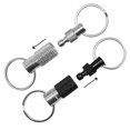 thumbnail image 3 of MYG Portable Keychain with Detachable Metal Key Ring 360° Rotation Dual Ring Buckle, 3 of 8