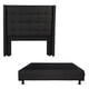 thumbnail image 1 of Box Base Cama Queen Size + Cabecera Titan Negro, 1 of 7