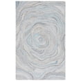 thumbnail image 2 of SAFAVIEH Abstract Kebo Distrssed Area Rug, Beige/Blue, 5' x 8', 2 of 12