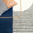 thumbnail image 6 of SAFAVIEH Ebony Blake Geometric Area Rug, Beige/Blue, 6' x 6' Round, 6 of 7