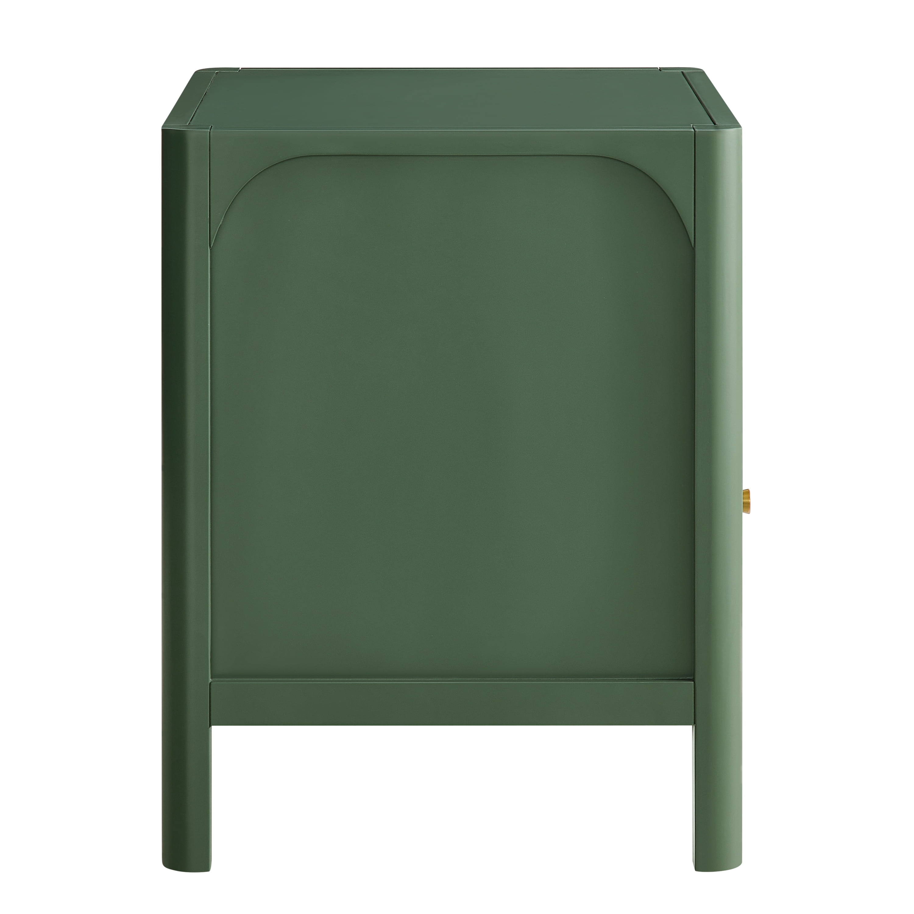1 Drawer Nightstand Vintage Green