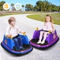 thumbnail image 7 of Infans 12V Vehicle 360° Spin Race Toy Kids Ride On Bumper Car w/ Remote Control Blue, 7 of 7
